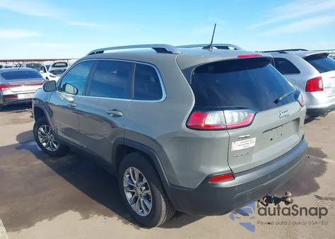 2021 Jeep Cherokee Latitude Plus 4X4 z USA, uszkodzony, nr VIN 1C4PJMLB0MD163228